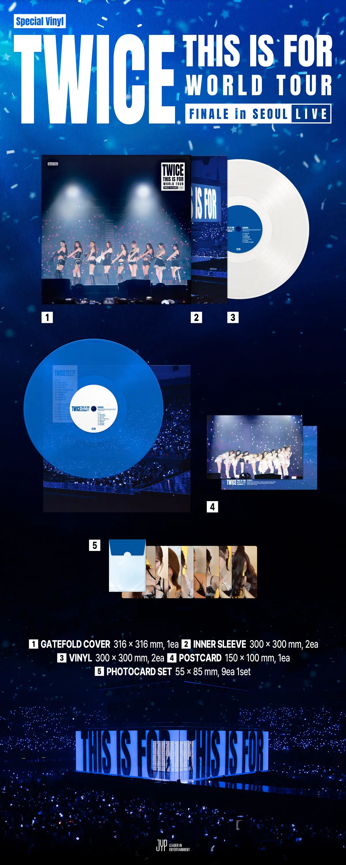 Pre-Order] TWICE - WORLD TOUR FINALE in SEOUL – LIVE (Special LP